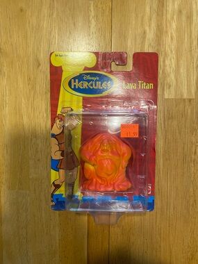 Disney Hercules Lava Titan Figure - Orange, Yellow and Red